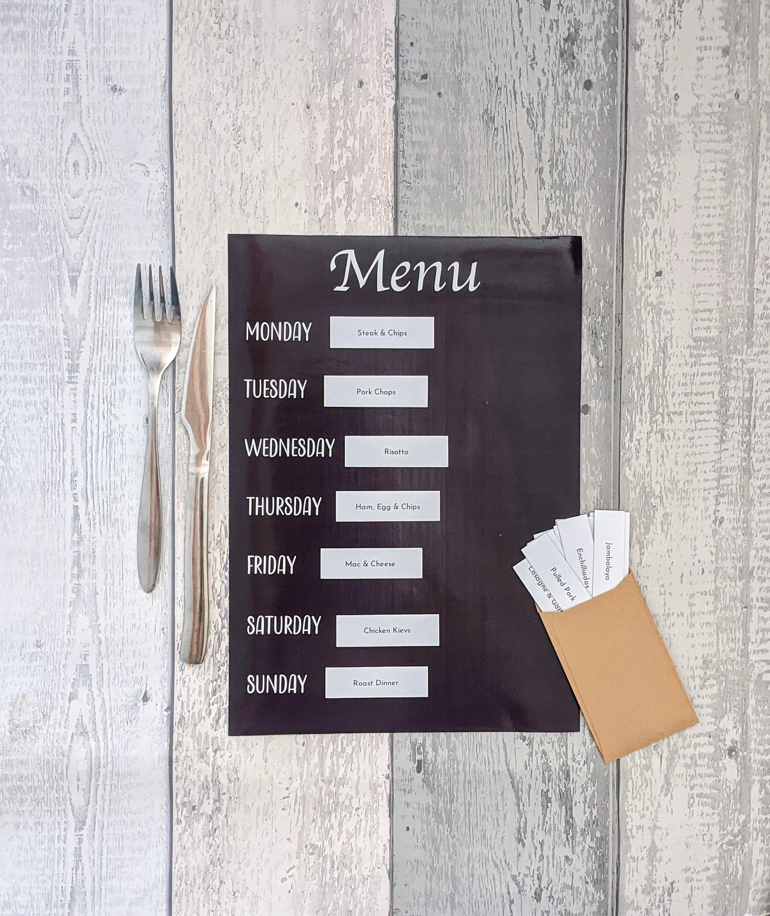 Free Shipping/menu Board // Kitchen Decor // Hanging Farmhouse Menu 