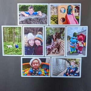 Foto-Kühlschrankmagnet-Set, benutzerdefinierter Kühlschrankmagnet, Vatertagsgeschenkidee, personalisiertes Bildgeschenk für Mama, einzigartiges Geschenk für den besten Freund Bild 6