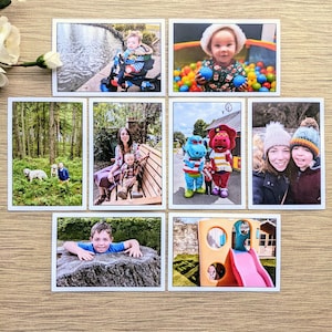 Ensemble photo d'aimants pour réfrigérateur, aimants de réfrigérateur personnalisés, idée cadeau fête des pères, cadeau photo personnalisé pour maman, cadeau unique pour meilleure amie Yes