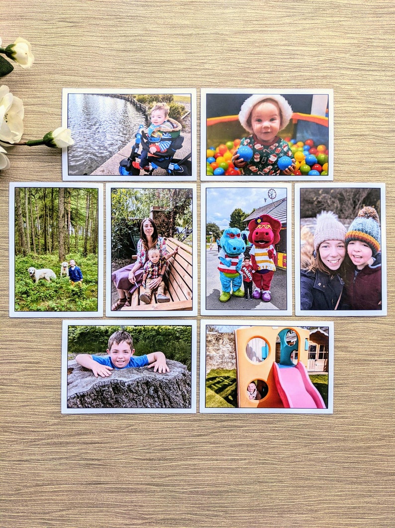 Ensemble photo d'aimants pour réfrigérateur, aimants de réfrigérateur personnalisés, idée cadeau fête des pères, cadeau photo personnalisé pour maman, cadeau unique pour meilleure amie Yes