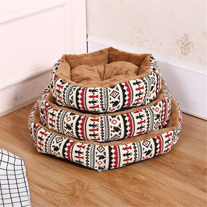 Canvas Super Soft Dog Bed washable Pet mat Sleeping Bag Lounger Cat House Sofa Basket for SmallMedium Dog