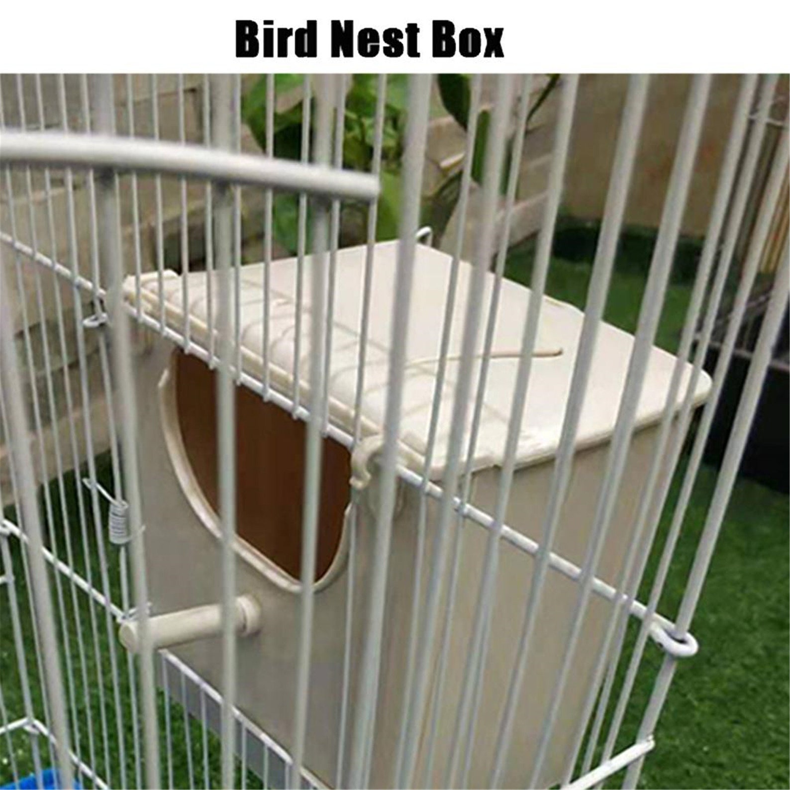 Bird Nest Box Bird Cage Mount Nesting Box Plastic Parakeet Etsy