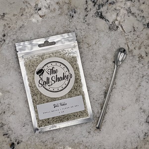 Sea Salt | Salt | Dill Pickle | Kosher Salt | Small Batch | Handcrafted | Finishing Salt | Seasoning | 2 oz Bag