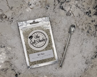 Sea Salt | Salt | Dill Pickle | Kosher Salt | Small Batch | Handcrafted | Finishing Salt | Seasoning | 2 oz Bag