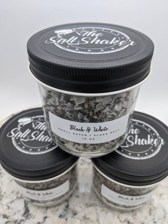 Salt Pepper Flake Sea Salt Small Batch Handcrafted Etsy