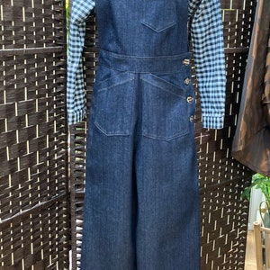 Vintage style Overalls/ Dungaree,Western,Workwear,40s/50s/ Jumper, Reproduction Denims