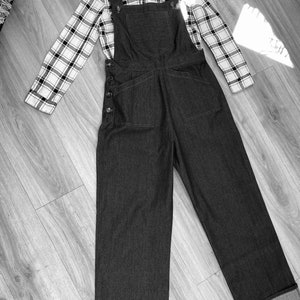 Vintage style 40s/50s Denim Dungaree/Jumper pin up /Rockabilly/western style image 10