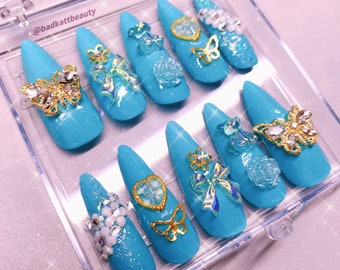 Princess Jasmine Nails - Etsy