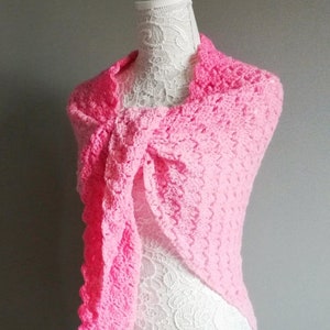 Crochet The Vintage French Shawl PATTERN, How To Crochet Easy Vintage Shawl Tutorial For Beginners (PDF Download)