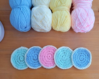 Crochet Coaster Pattern: Easy Feminine Design (PDF Pattern)