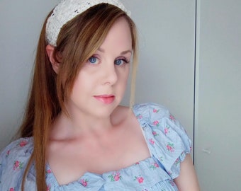Crochet Granny Square Headband PATTERN, How To Crochet Easy Hairband Tutorial For Beginners
