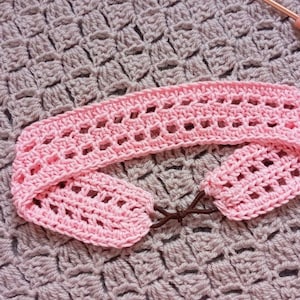 Crochet Headband/Hairband Pattern ONLY, Crochet Boho Hairband Tutorial, Crochet Easy Hairband DIY for Beginners