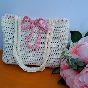 Crochet Cottagecore Bag Pattern: Easy Romantic Purse Tutorial (PDF)
