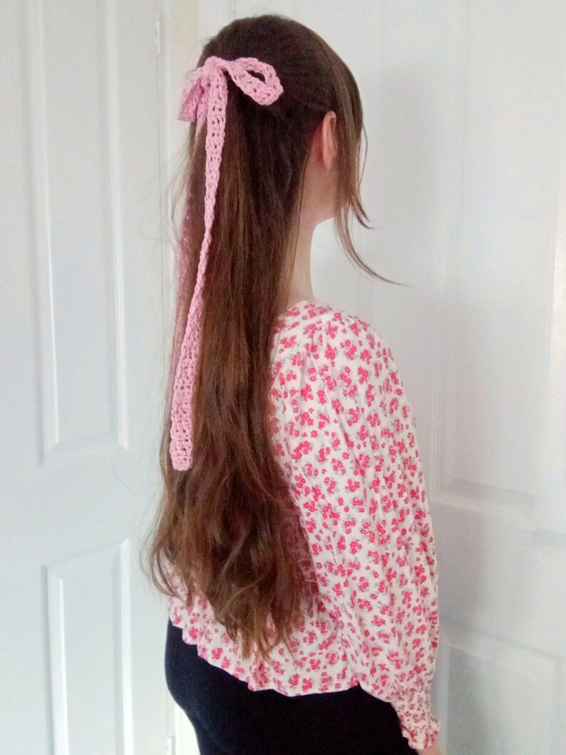 Crochet Vintage Hair Ribbon Pattern
