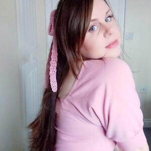 Crochet Vintage Hair Ribbon Pattern
