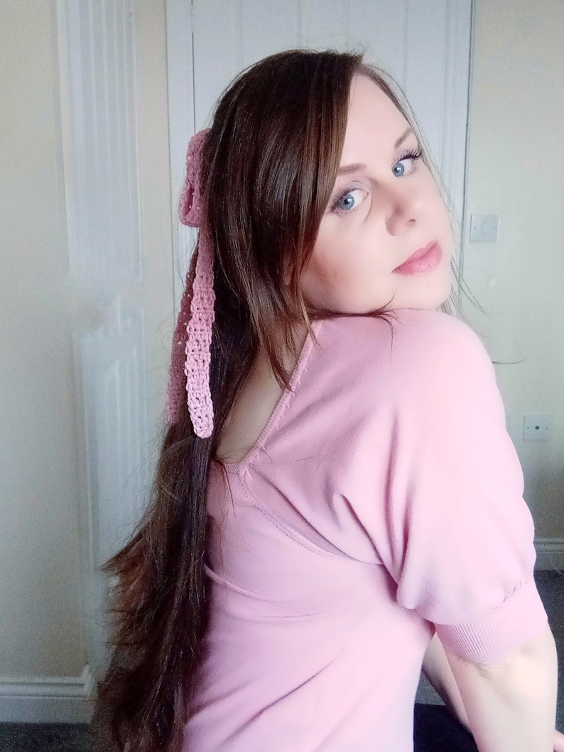 Crochet Vintage Hair Ribbon Pattern