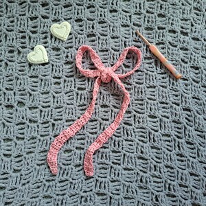 Crochet Vintage Hair Ribbon Pattern