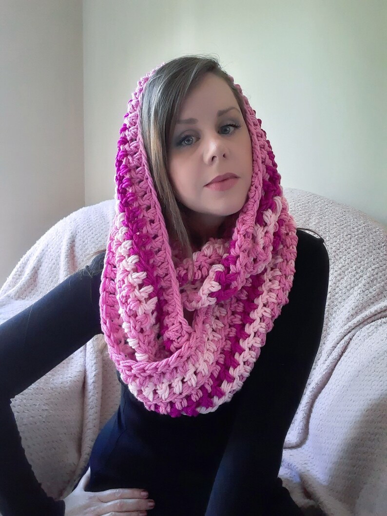 Crochet Wednesday Inspired Snood PATTERN Crochet A Wednesday Etsy UK