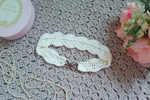 Crochet Shell Stitch Headband Pattern: Easy Beginner Crochet Hairband Tutorial (PDF Pattern)