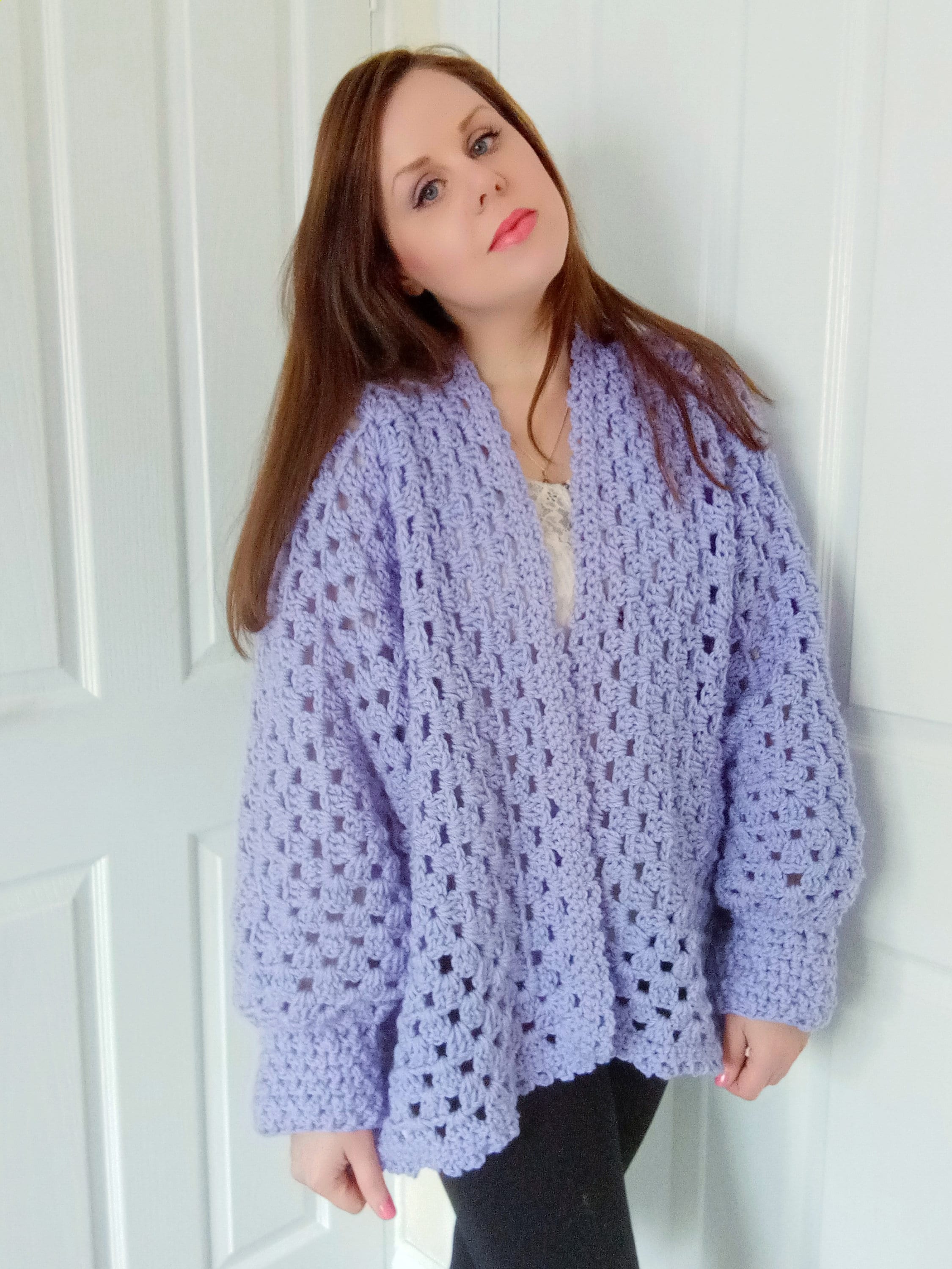 Crochet Easy Hexagon Cardigan PATTERN Crochet the Lavender | Etsy UK