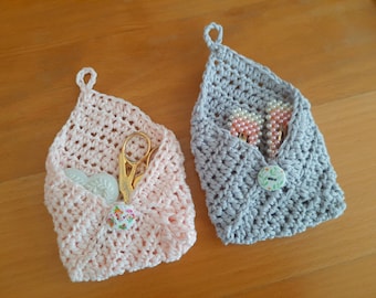 Crochet Envelope Purse, Crochet Easy Purse For Beginners, Crochet pouch, Crochet Case, Easy Crochet Project
