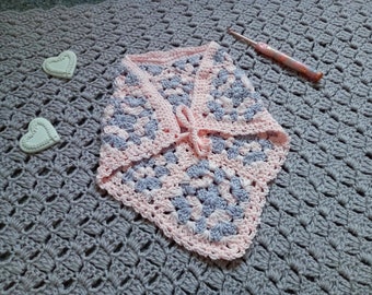 Muster Grandma Square Bandana häkeln: Tatiana Kopftuch (PDF)