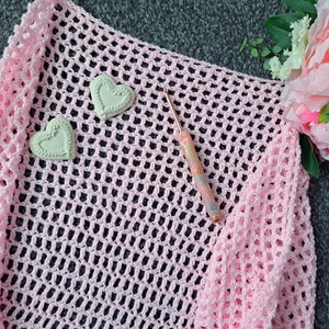 Crochet Easy Shawl PATTERN, How To Crochet The Rose Whisper Shawl/Wrap Tutorial For Beginners, Easy Handmade Crochet Vintage Shawl Pattern image 6