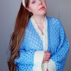 Crochet Hexagon Cardigan PATTERN, How To Crochet Easy Hex Cardigan Tutorial, Crochet Hexagon Cardigan For Beginners
