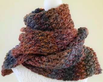 Crochet Pattern, The Classic and Masculine Man Scarf (Alpine Stitch Scarf)