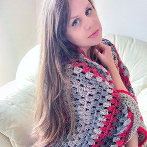 Crochet Cocoon Cardigan PATTERN: Easy Beginner Shrug (Sizes XS-XXXL)