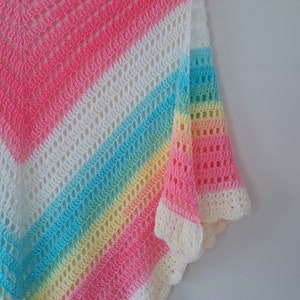 Crochet The Summer Love Shawl PATTERN, Crochet Easy Shawl For Beginners, Crochet Easy Wrap Tutorial, Crochet Shawl PATTERN
