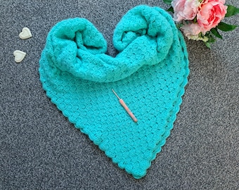 Crochet Victorian Shawl Pattern: Easy Beginner Wrap Tutorial (PDF Pattern)