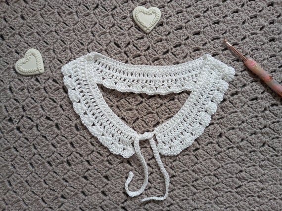 Crochet Cottagecore Collar PATTERN: Easy Vintage Lace (PDF Download)