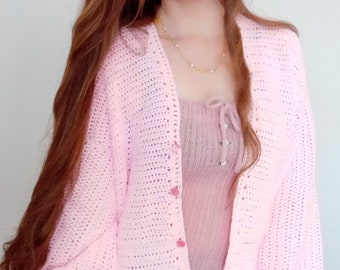 Crochet Angel Wings Cardigan PATTERN: Easy Beginner Coquette Inspired Cardigan Tutorial (Digital Download)