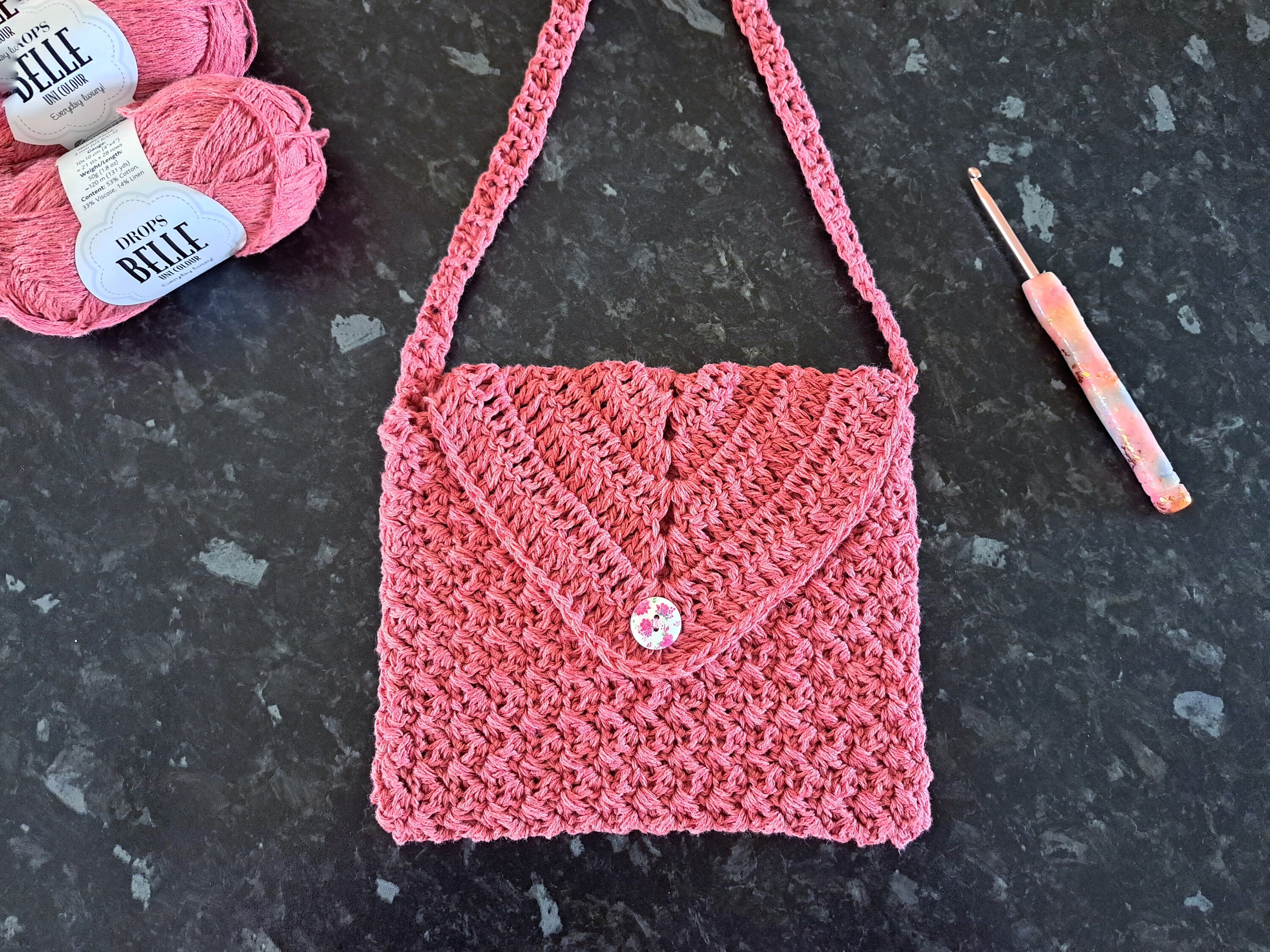 Crochet Easy Boho Sling Bag PATTERN Crochet Easy Sling Bag Etsy UK