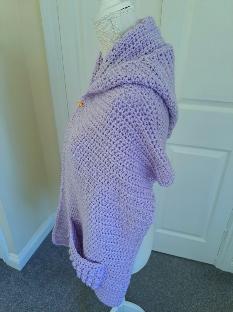 shawl with hood crochet