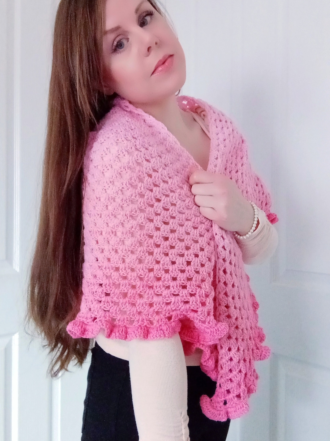 Mantella Della Nonna A Uncinetto A Punto Ventaglio Schema Per