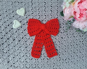 Crochet Hair Bow Slide PATTERN: Easy DIY Tutorial (PDF Download)