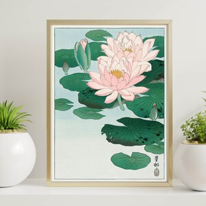 | de nénuphars | de 1920 Ohara Koson | | d’art japonais Téléchargement instantané | Art mural