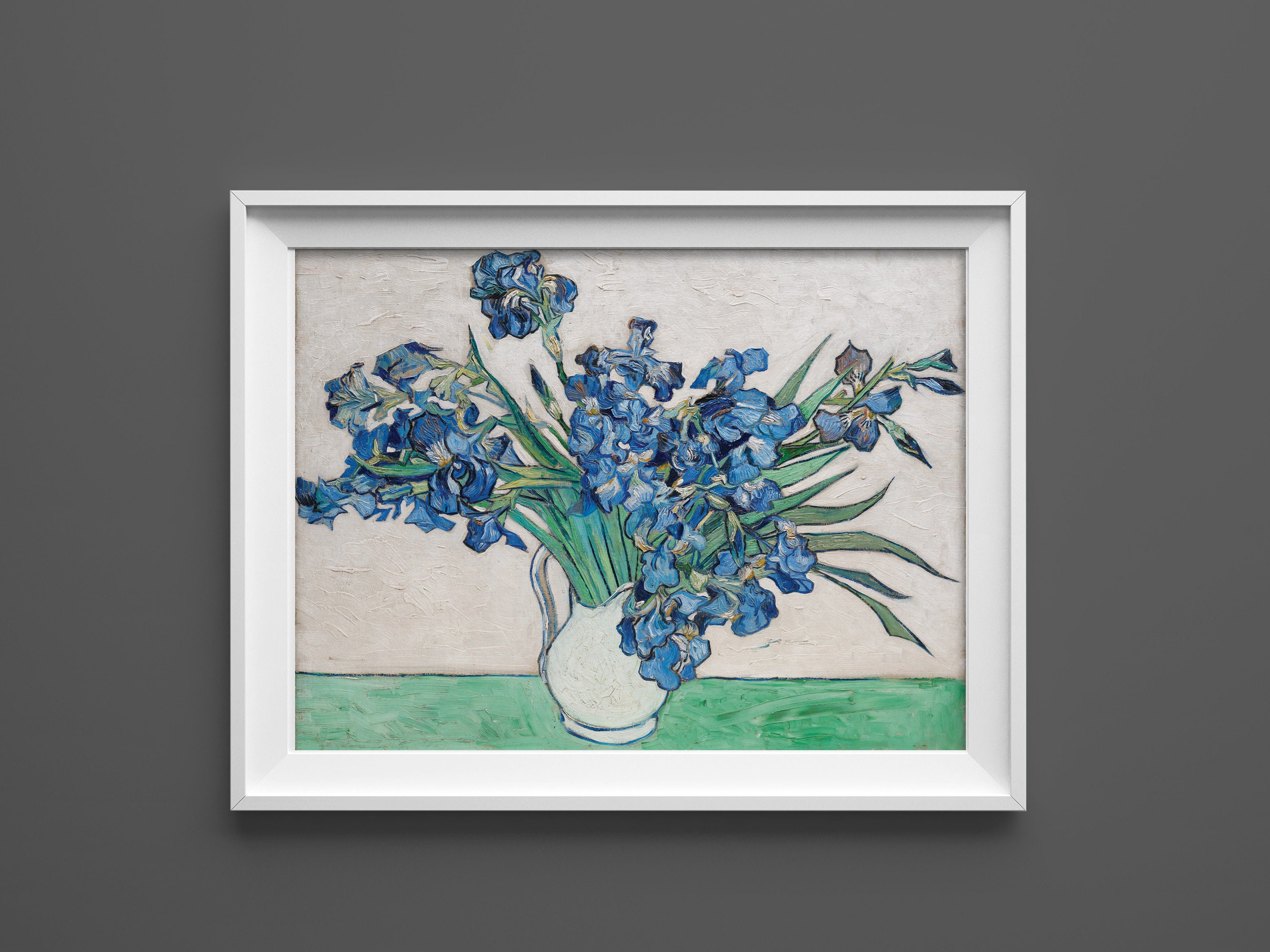 Vincent Van Gogh Irises 1890 Modern Art Blossom - Etsy UK