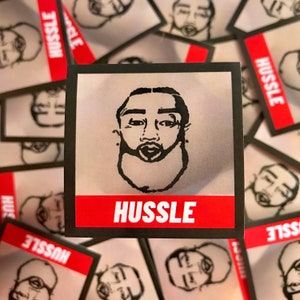 Nipsey Hussle Sticker , Obey inspired