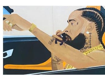 Nipsey Hussle Art Print