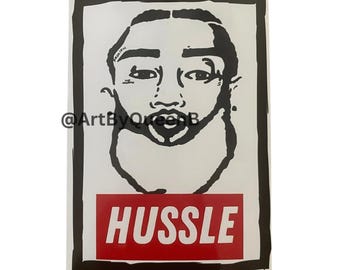 Nipsey Status Art Print