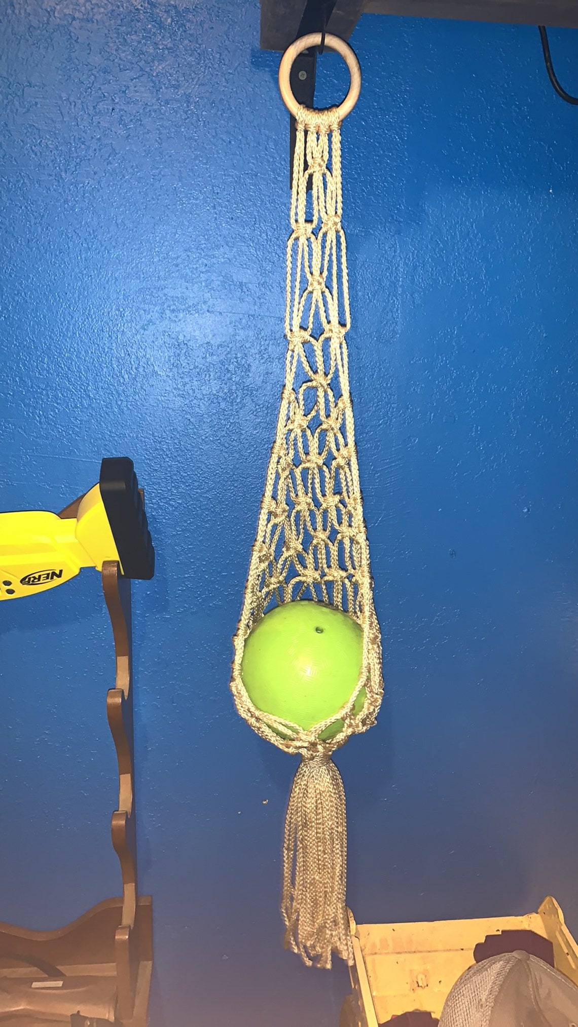 Macrame Wall Hanger/beta Bowl Hanger Etsy