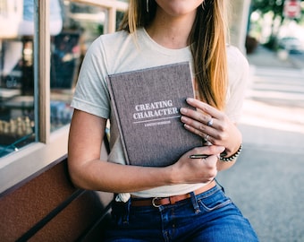 Cahier d'exercices pour écrivain, cadeau pour le développement du personnage, outils d'écriture de scénario, cadeau pour écrivain, outils d'écriture pour écrivains