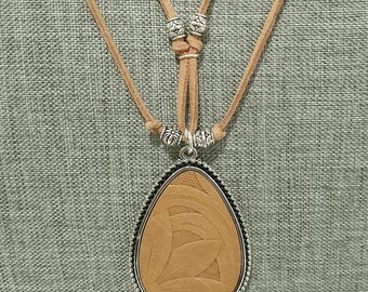 Wild Spirit Leather Pendant Necklace