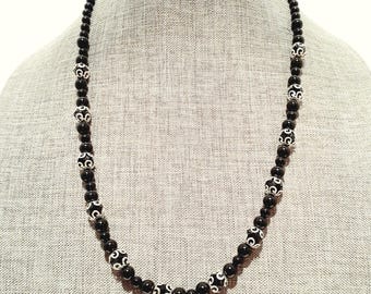 Silver Lace Necklace