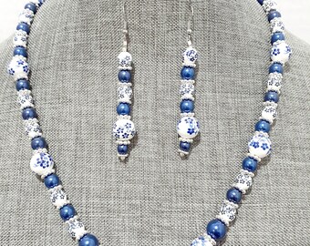 Colors of Finland 24 " Necklace and Earrings