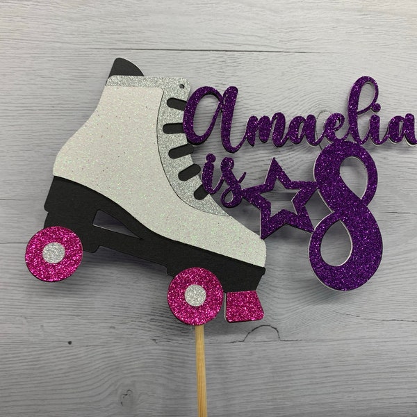 Roller Skate Cake Topper Etsy UK