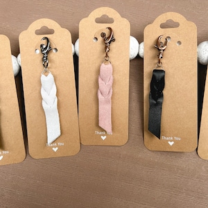 Leather Knot Keychain, Leather Knot, Suede Keychain, Leather Accessories